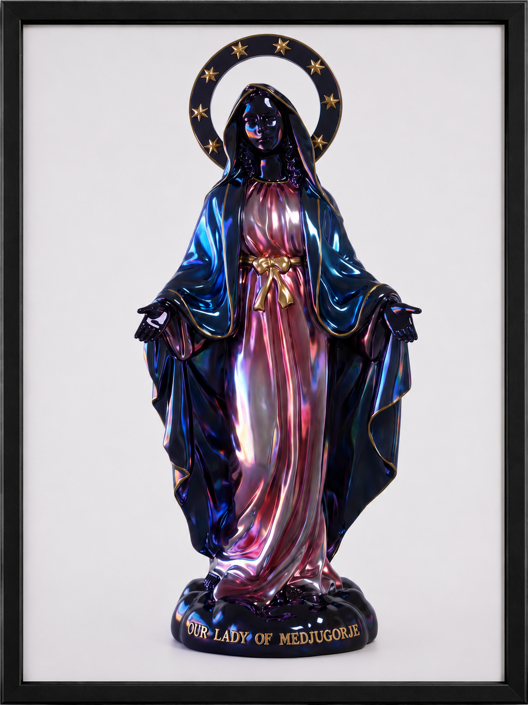 Our Lady of Medjugorje - gerahmt