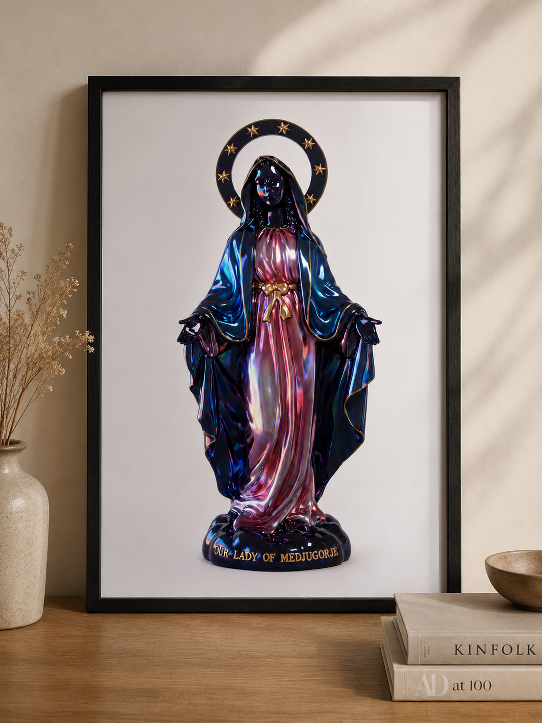 Our Lady of Medjugorje - gerahmt