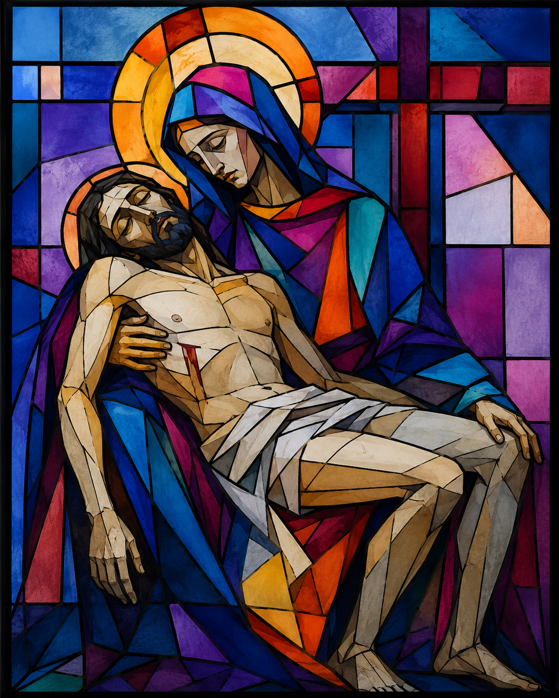 Pieta - gerahmt