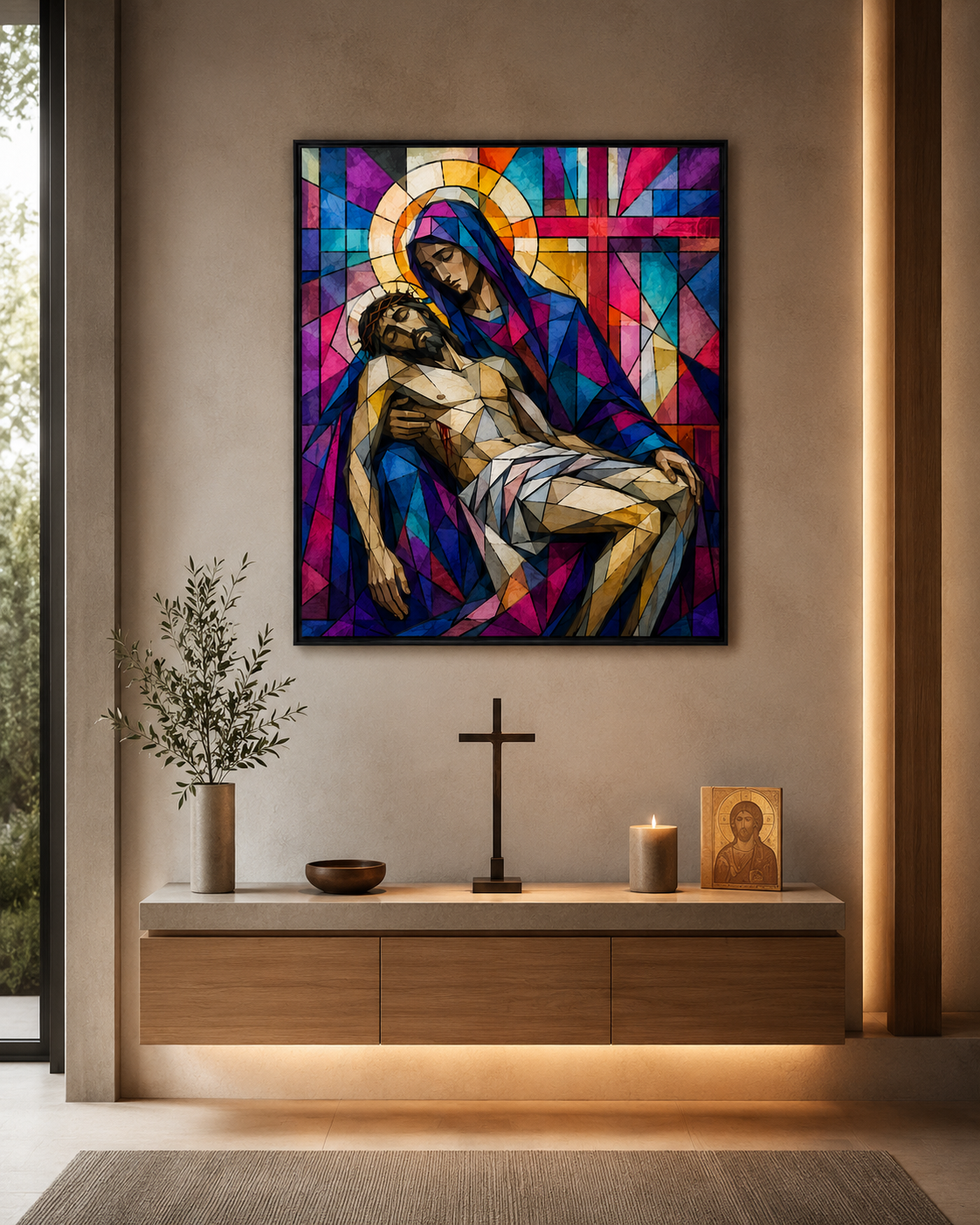 Pieta - gerahmt